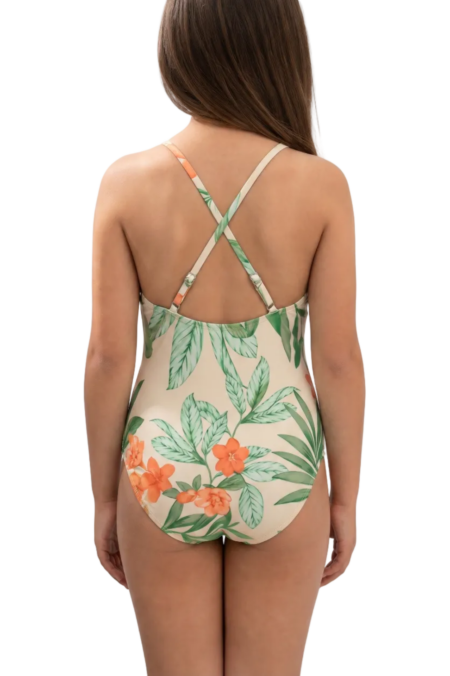 Halter Neck Keyhole One-Piece Swimsuit | SKG010