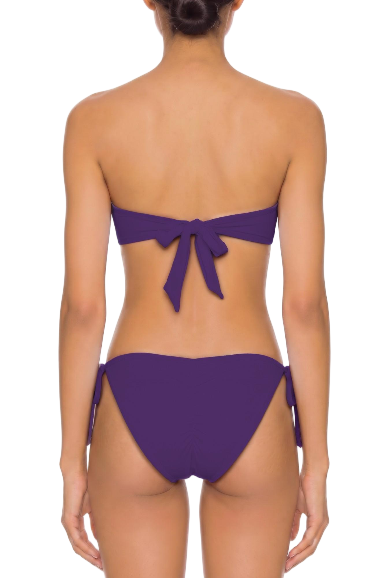 Ruched Back Side-Tie Bikini Bottom | SWBKB006