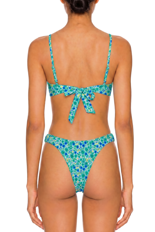 Tie-Front Underwire Bikini Set