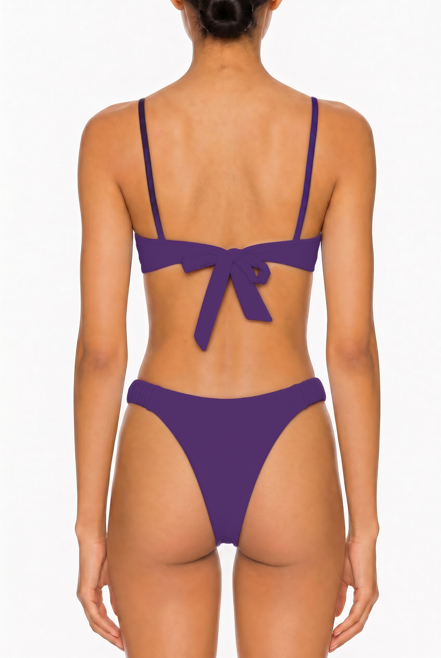 Ruched Waist Bikini Bottom | SWBKB029