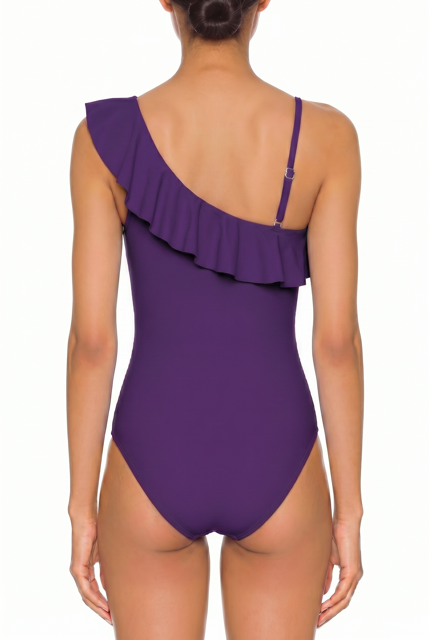 Ruffle One-Shoulder One-Piece | SWOP004