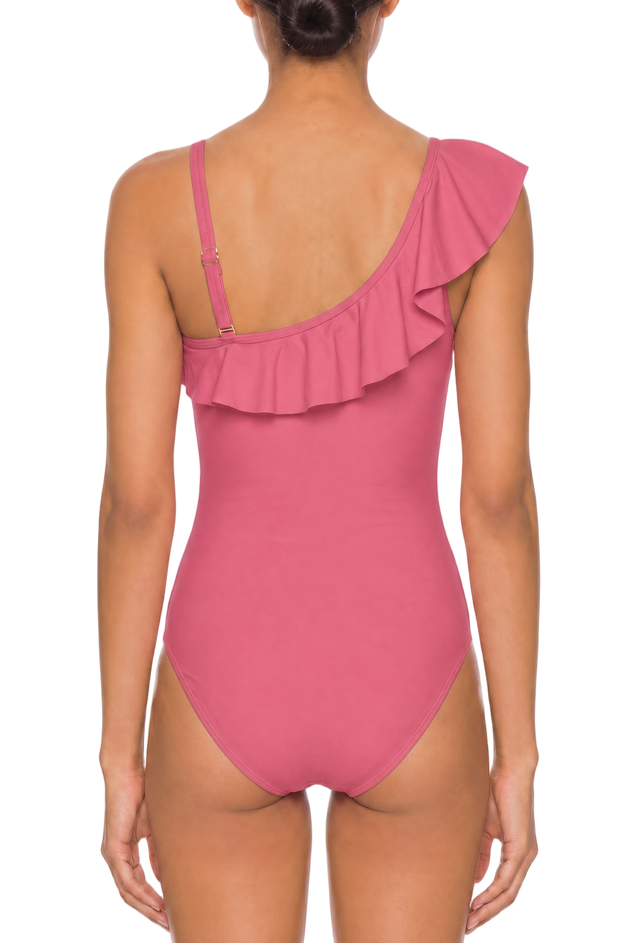 V-Neck Ruffle One-Piece Swimsuit | SWOP006