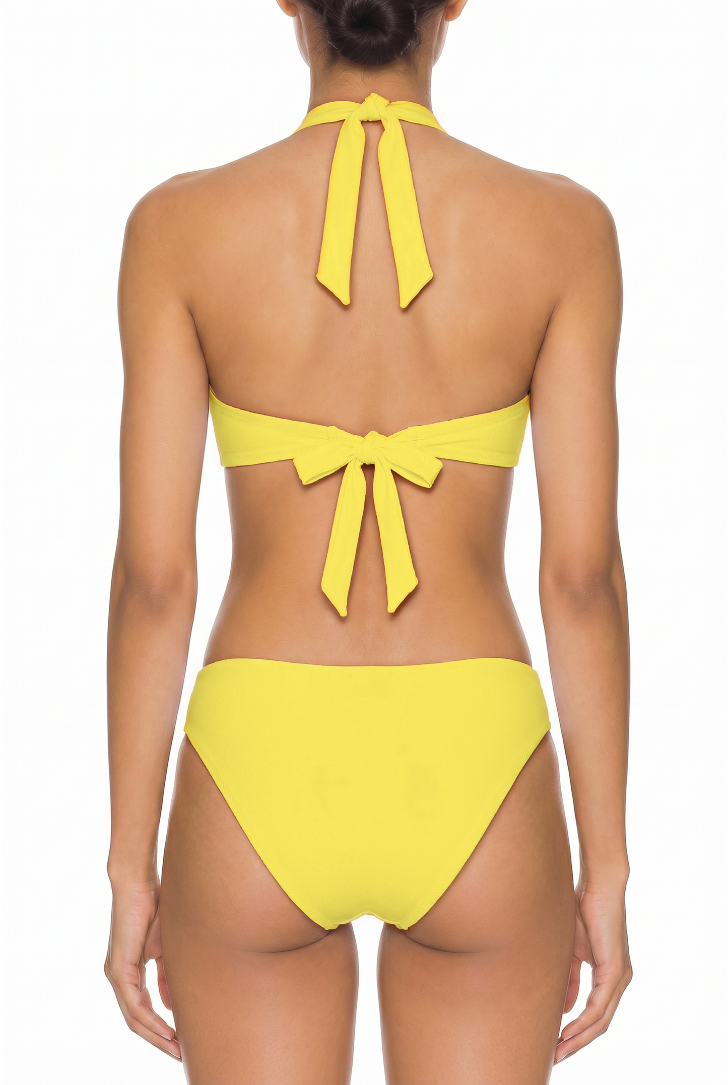 Halter Knot Cutout One-Piece | SWOP012