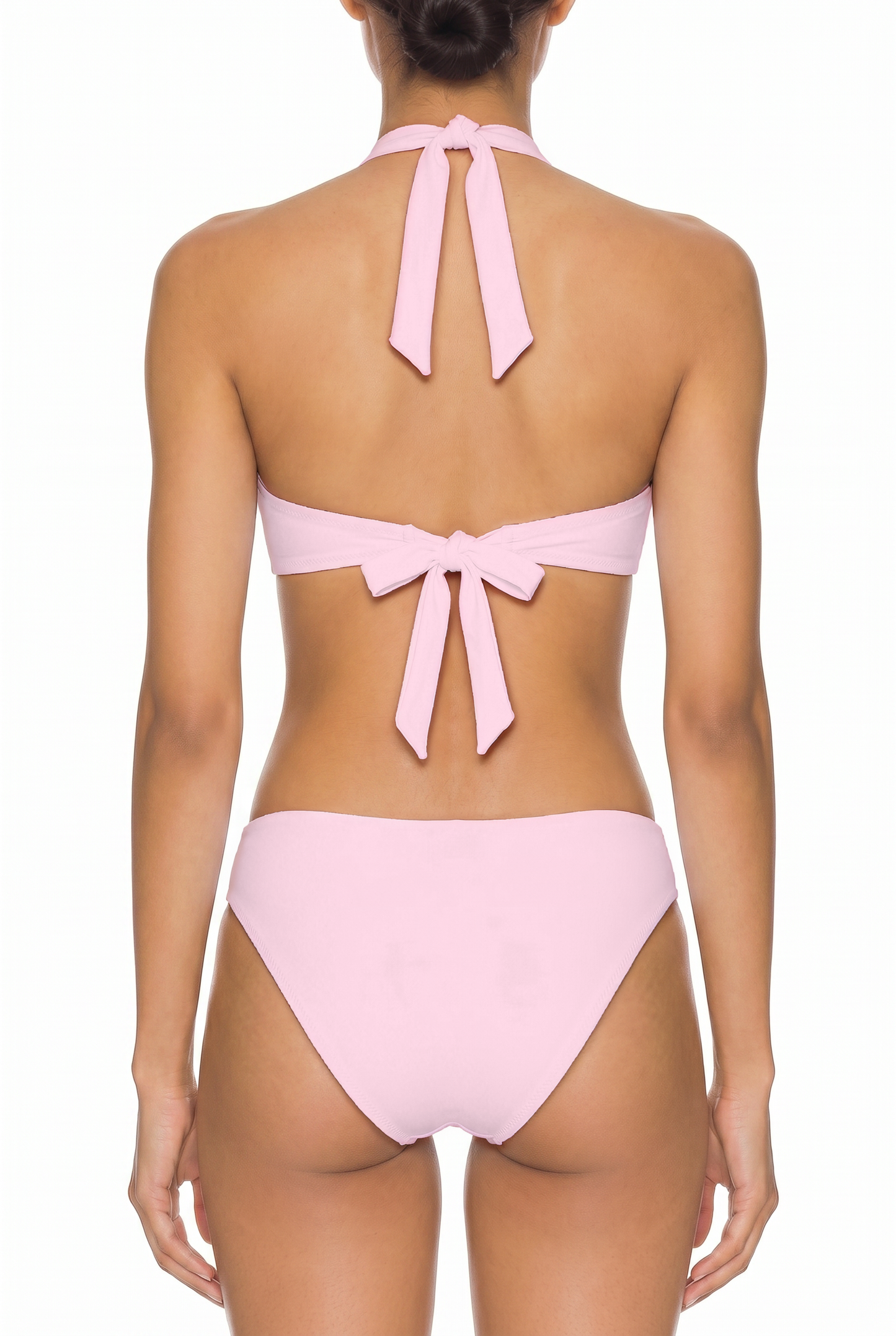 Halter Knot Cutout One-Piece | SWOP012