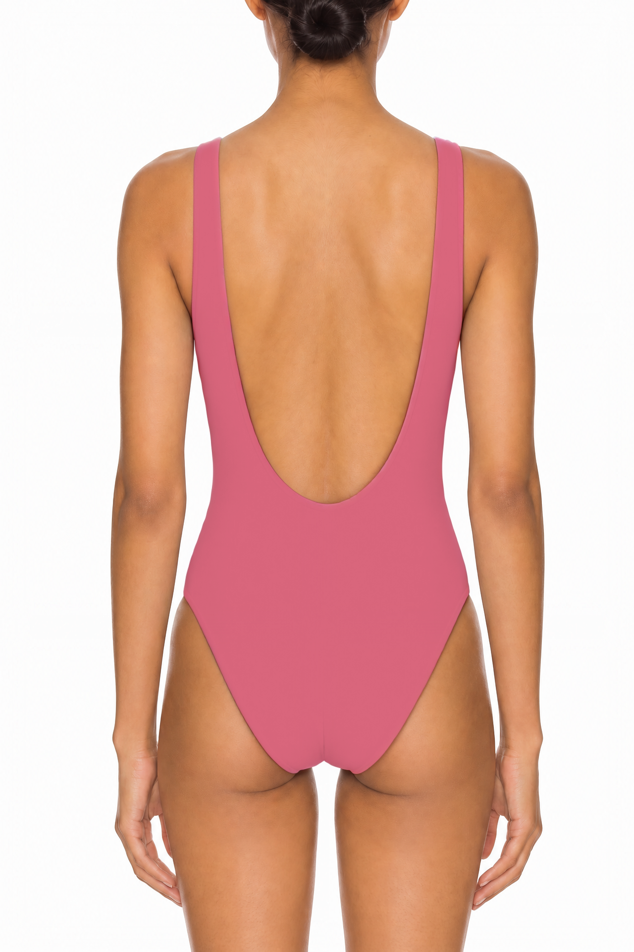 Deep V-Neck Low Back One-Piece | SWOP025