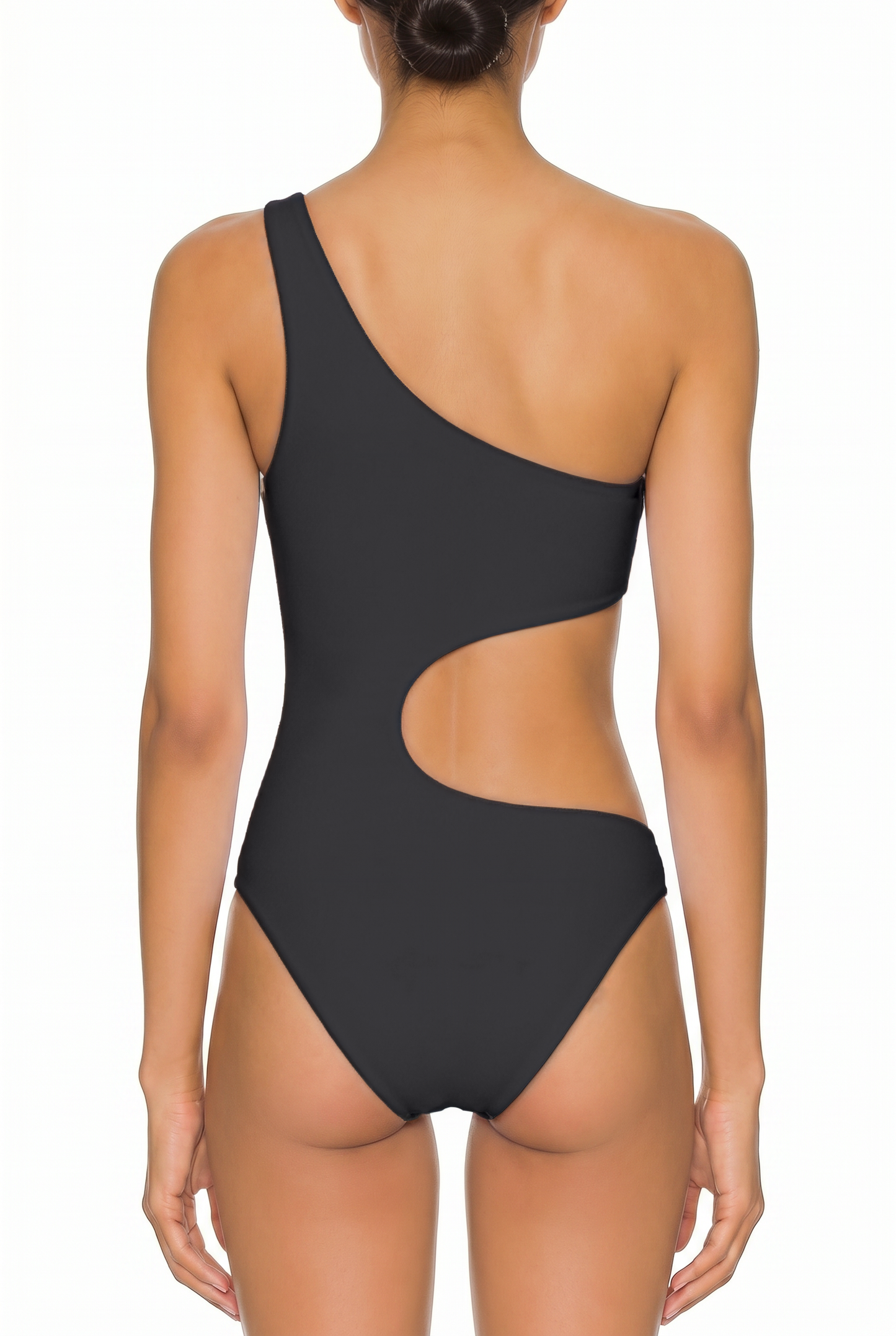 One-Shoulder Cutout Monokini | SWOP028