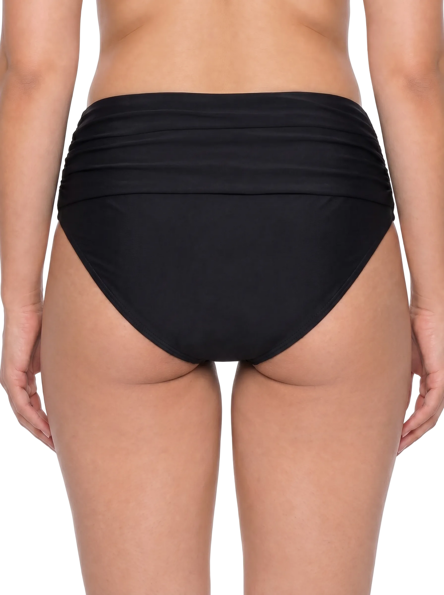 High Waisted Ruched Tankini Bottoms | SWPL502
