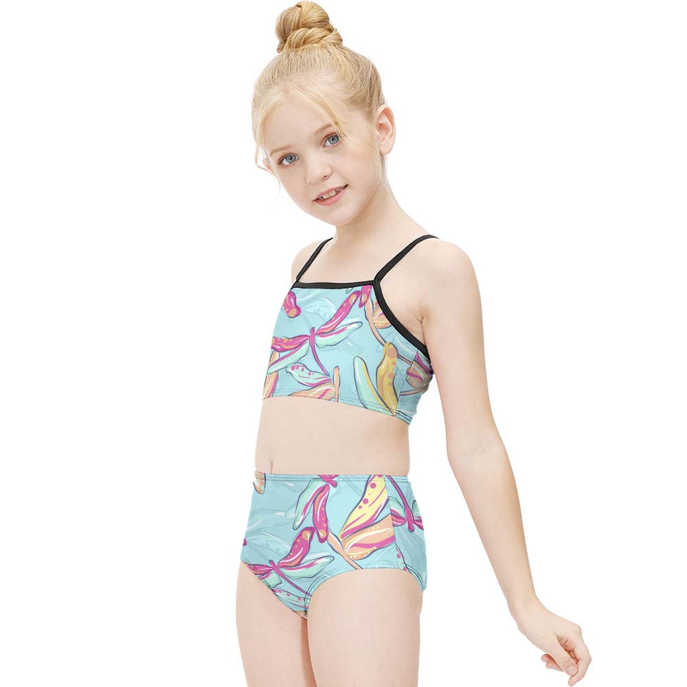 Girls' Square-Neck Cami Bikini Set, product view 5
