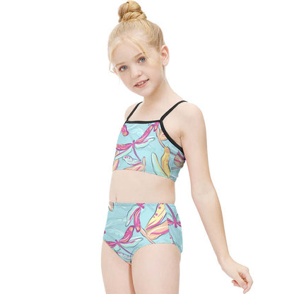 Girls' Square-Neck Cami Bikini Set, product view 5