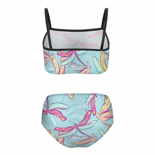 Girls' Square-Neck Cami Bikini Set, product view 2