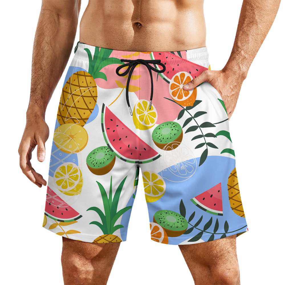 Men's 2-in-1 Compression-Liner Board Shorts, product view 2