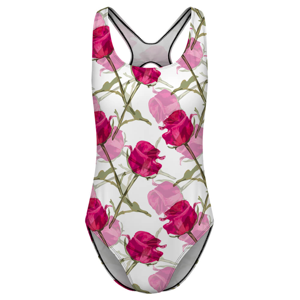 Scoop-Neck Ruched One-Piece Swimsuit, product view 4