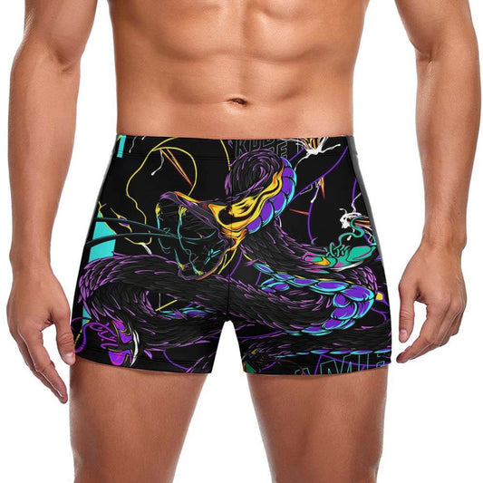 Men's Knee-Length Compression Swim Jammers
