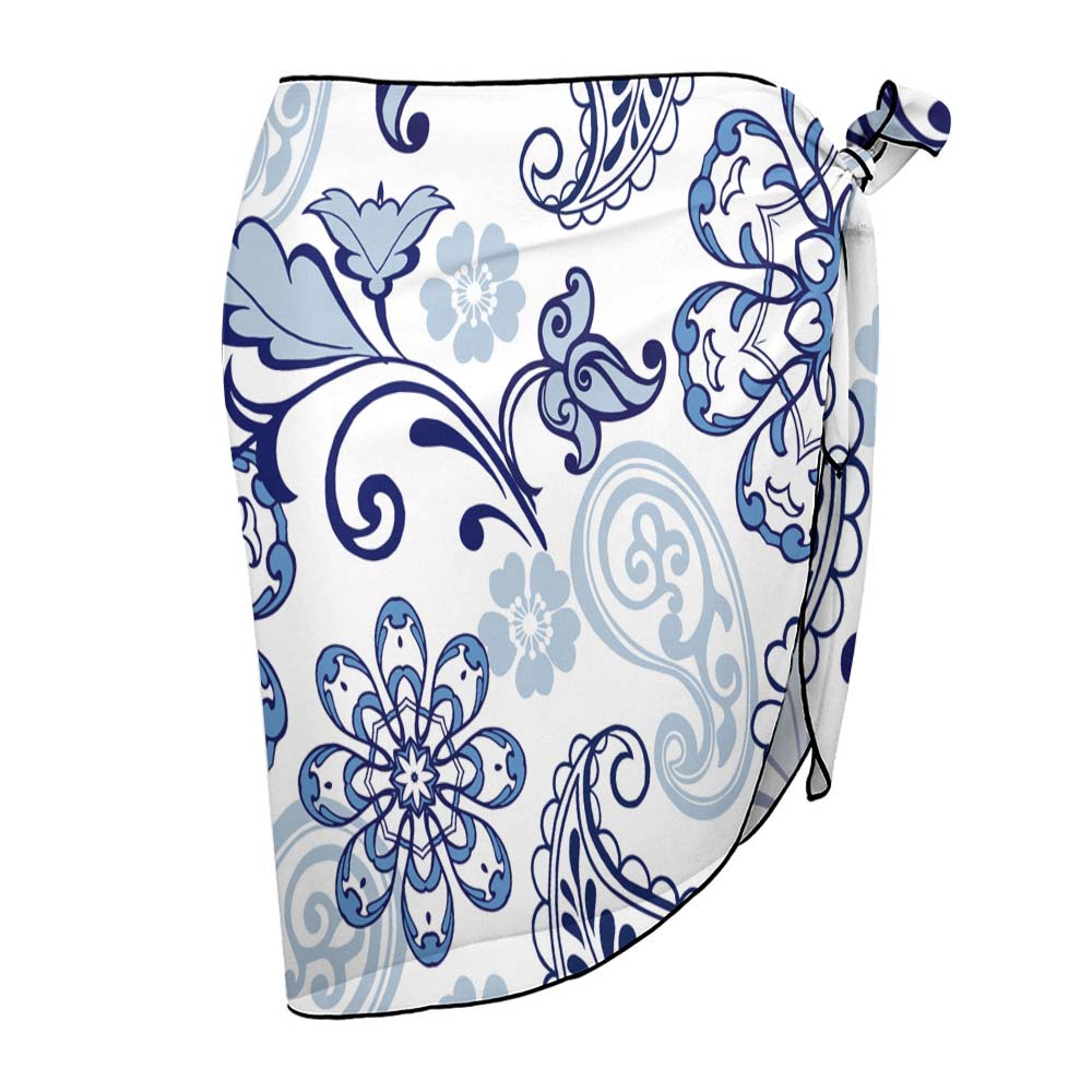 Side-Tie Sheer Chiffon Sarong, product view 10