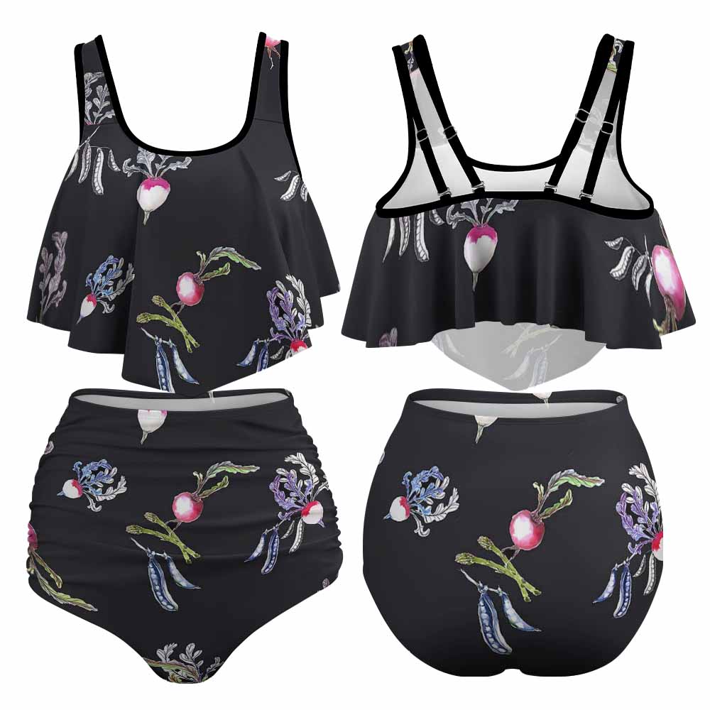Blouson High-Waisted Tankini Set, product view 7