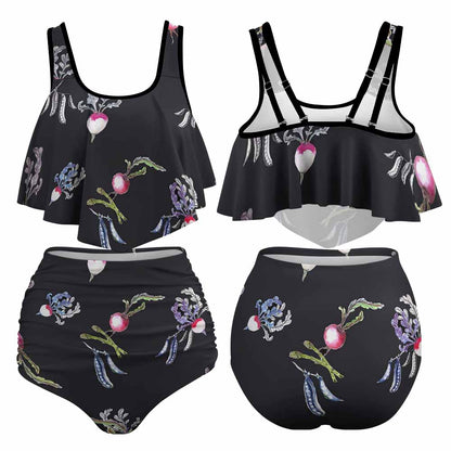 Blouson High-Waisted Tankini Set, product view 7