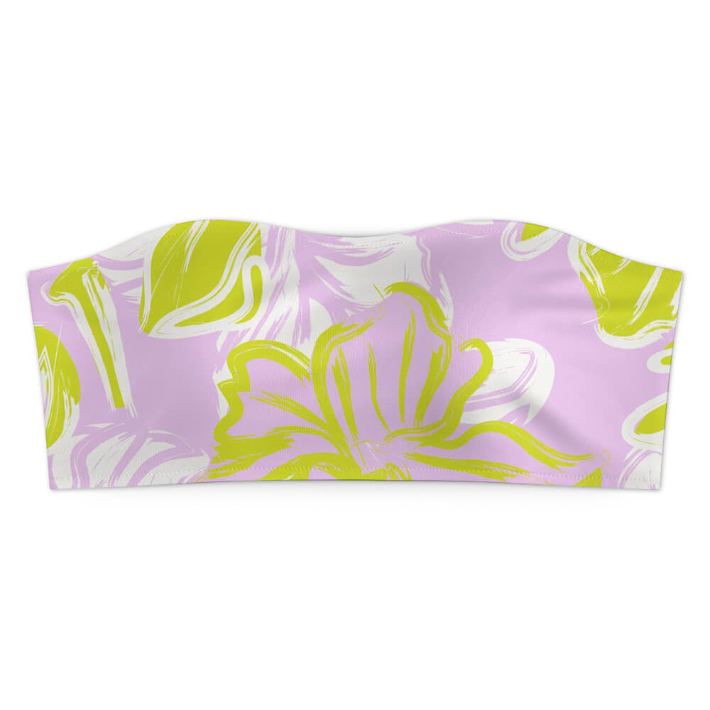 Strapless Bandeau High-Cut Bikini Set, product view 3