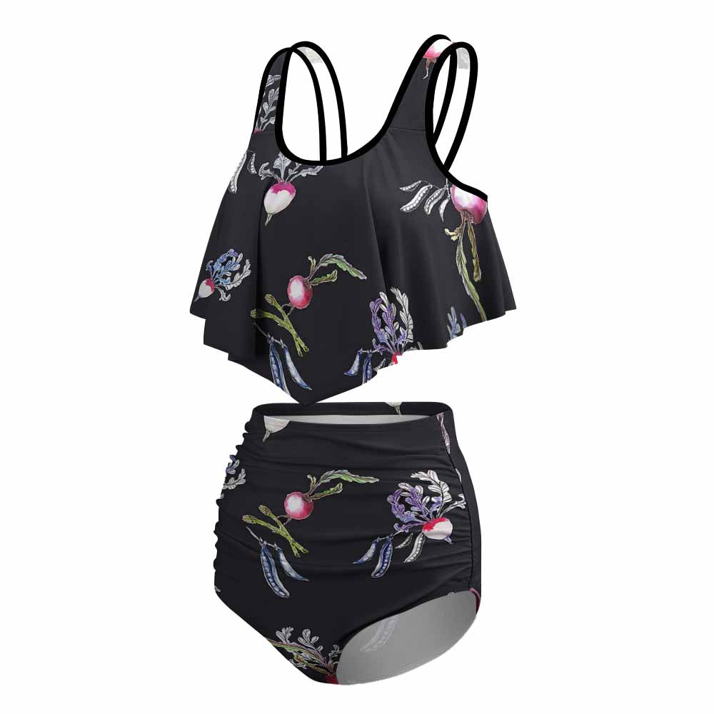 Blouson High-Waisted Tankini Set, product view 6