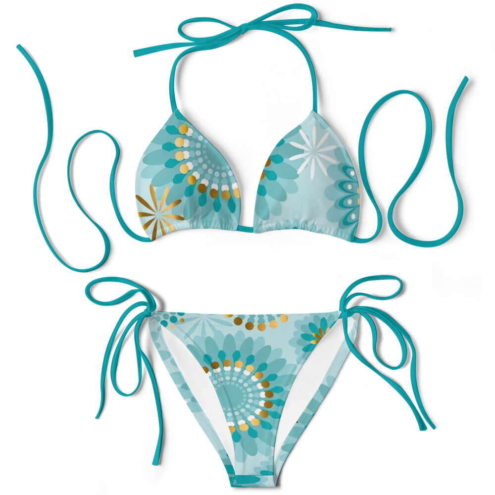Triangle String Micro Bikini Set, product view 3