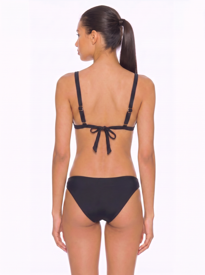 Wide Strap Triangle Bikini Set