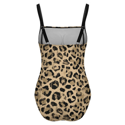 Square-Neck Tummy-Control One-Piece Swimsuit, product view 6