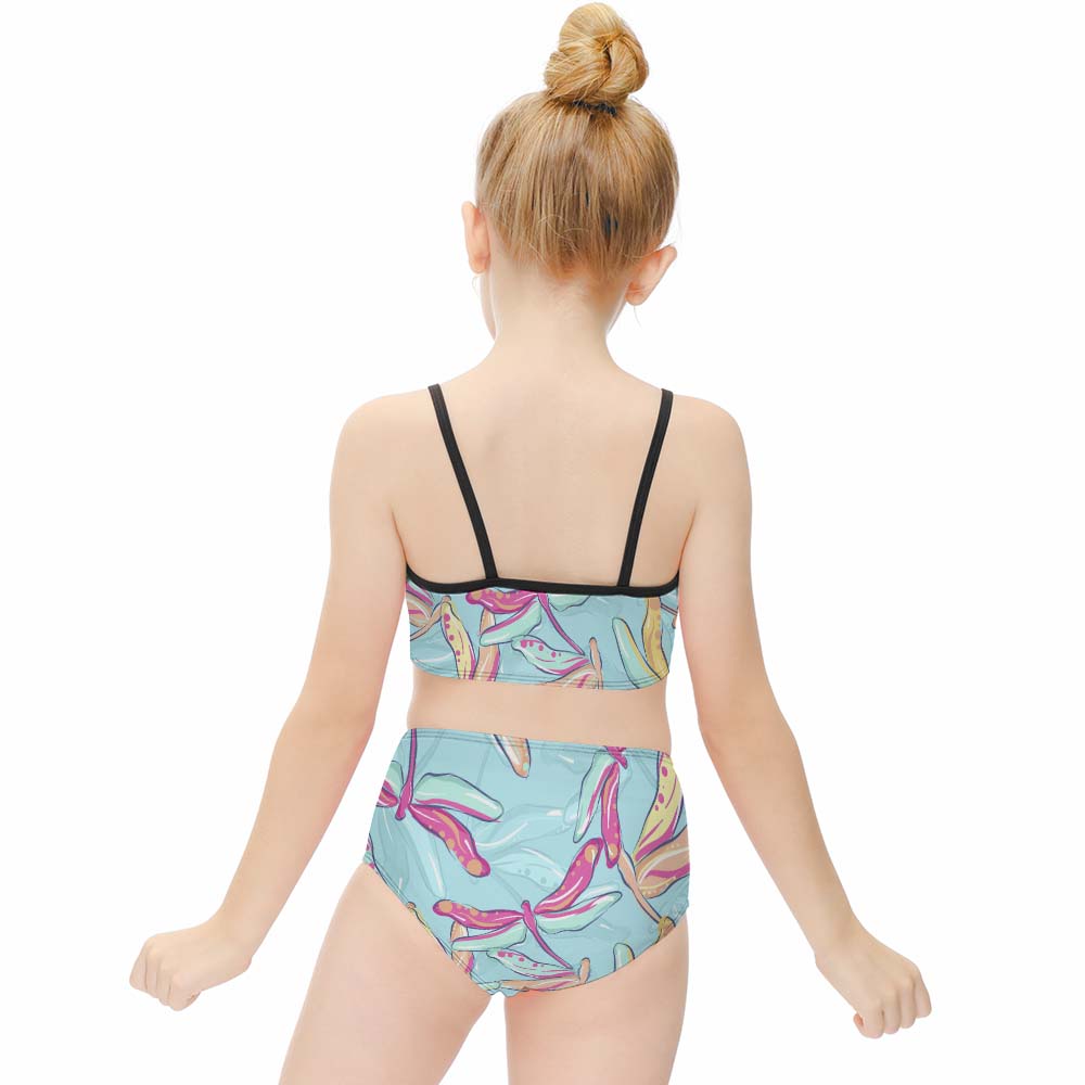 Girls' Square-Neck Cami Bikini Set, product view 4