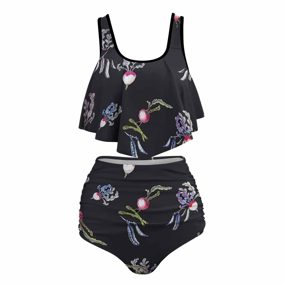 Blouson High-Waisted Tankini Set, product view 4