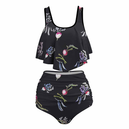 Blouson High-Waisted Tankini Set, product view 4