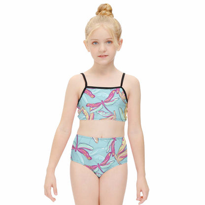 Girls' Square-Neck Cami Bikini Set, product view 3