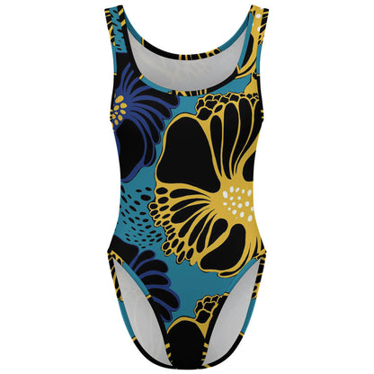 Scoop-Neck Racerback One-Piece Swimsuit, product view 4
