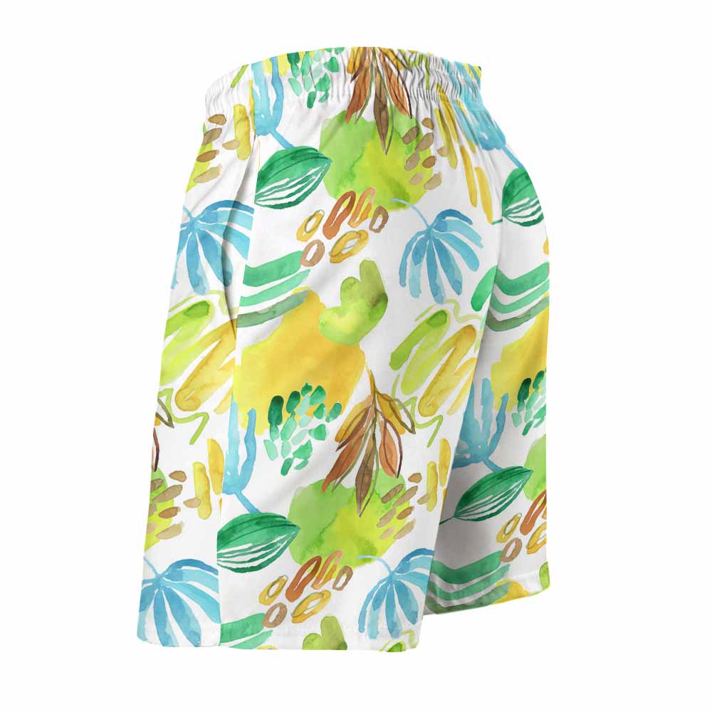 Men's Drawstring Mid-Length Casual Swim Shorts, product view 4