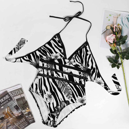 Plus-Size Wrap-Front One-Piece Swimsuit, product view 3