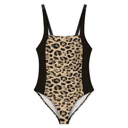 Square-Neck Tummy-Control One-Piece Swimsuit, product view 4