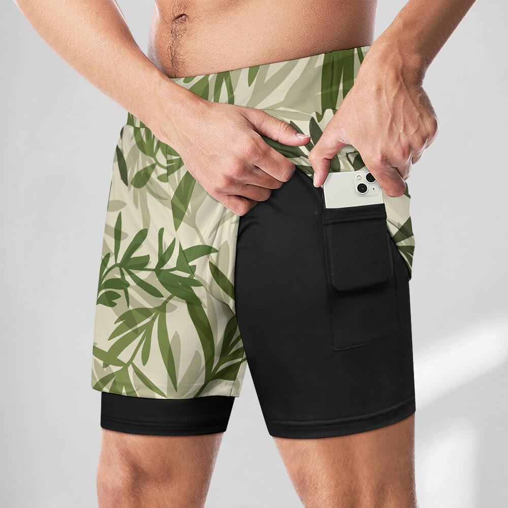 Men's Utility-Panel Towel-Loop Board Shorts, product view 3