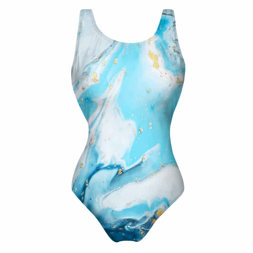 Scoop-Neck Low-Back One-Piece Swimsuit, product view 4