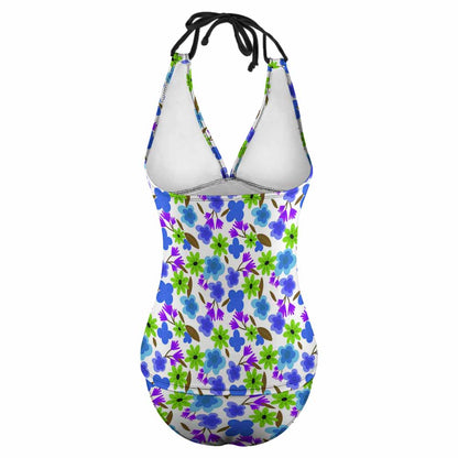 Halter Plunge One-Piece Swimsuit, product view 5