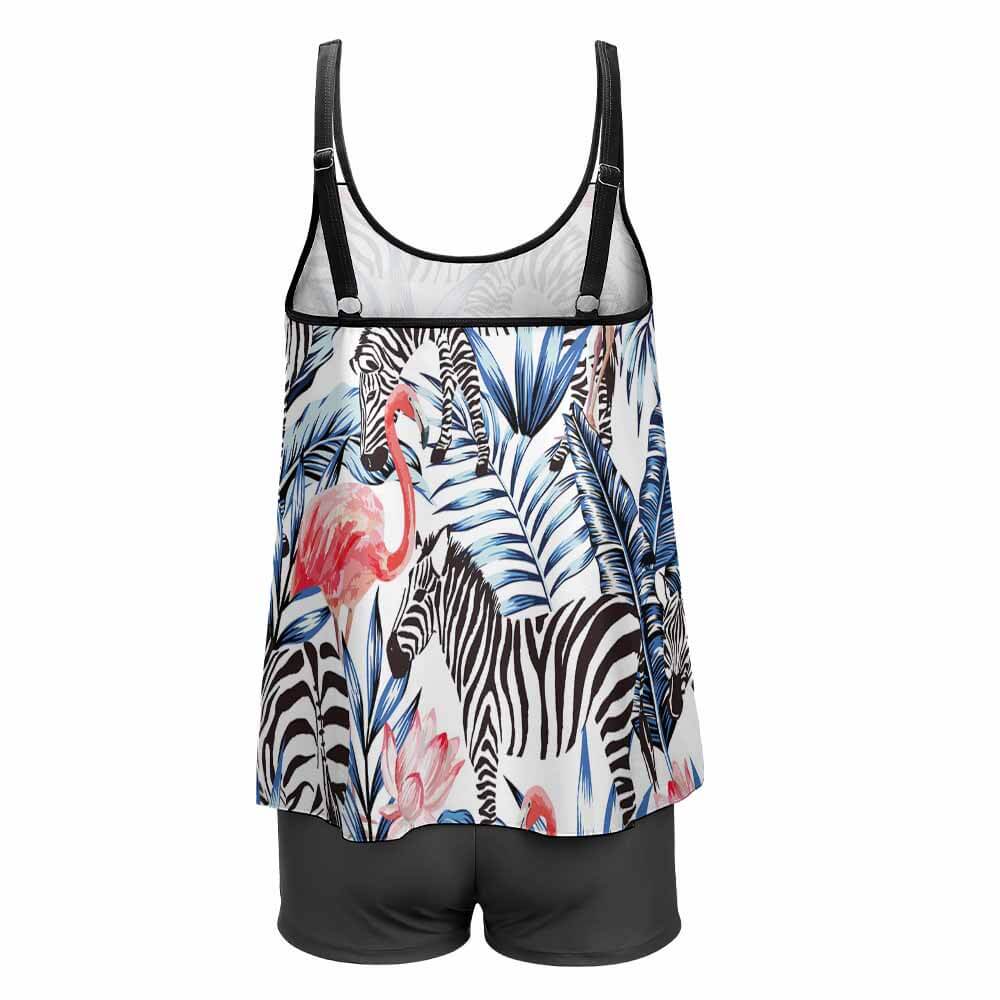 Scoop-Neck Tankini with Boyshorts, product view 9