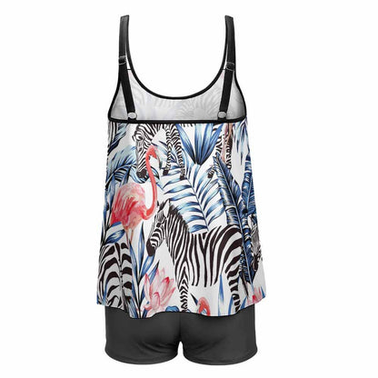 Scoop-Neck Tankini with Boyshorts, product view 9