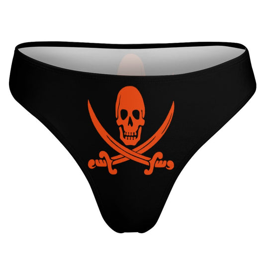 Sheer-Mesh High-Cut Swim Thong, product view 2