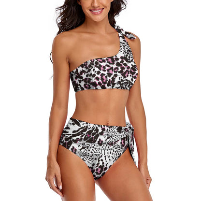One-Shoulder High-Waisted Bikini Set, product view 2