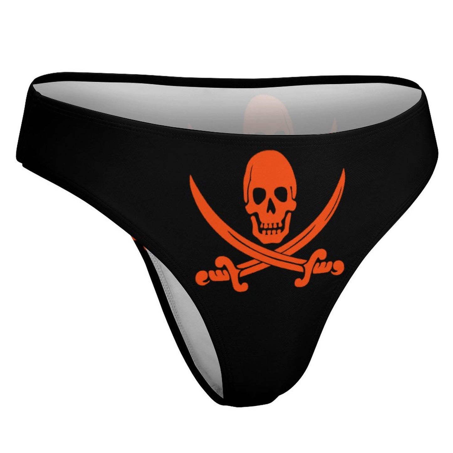 Sheer-Mesh High-Cut Swim Thong, product view 3