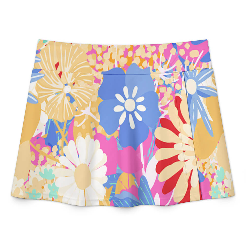 V-Neck Skirted High-Waisted Bikini Set, product view 5