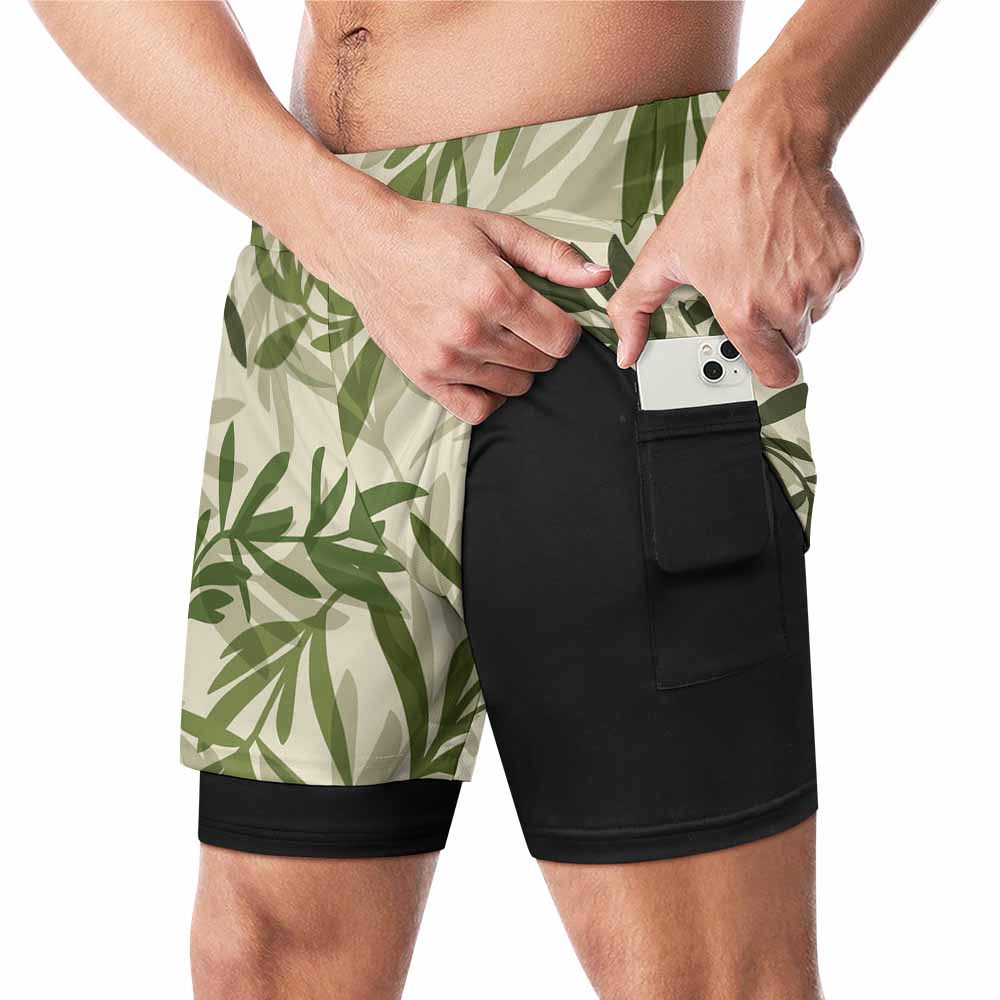 Men's Utility-Panel Towel-Loop Board Shorts