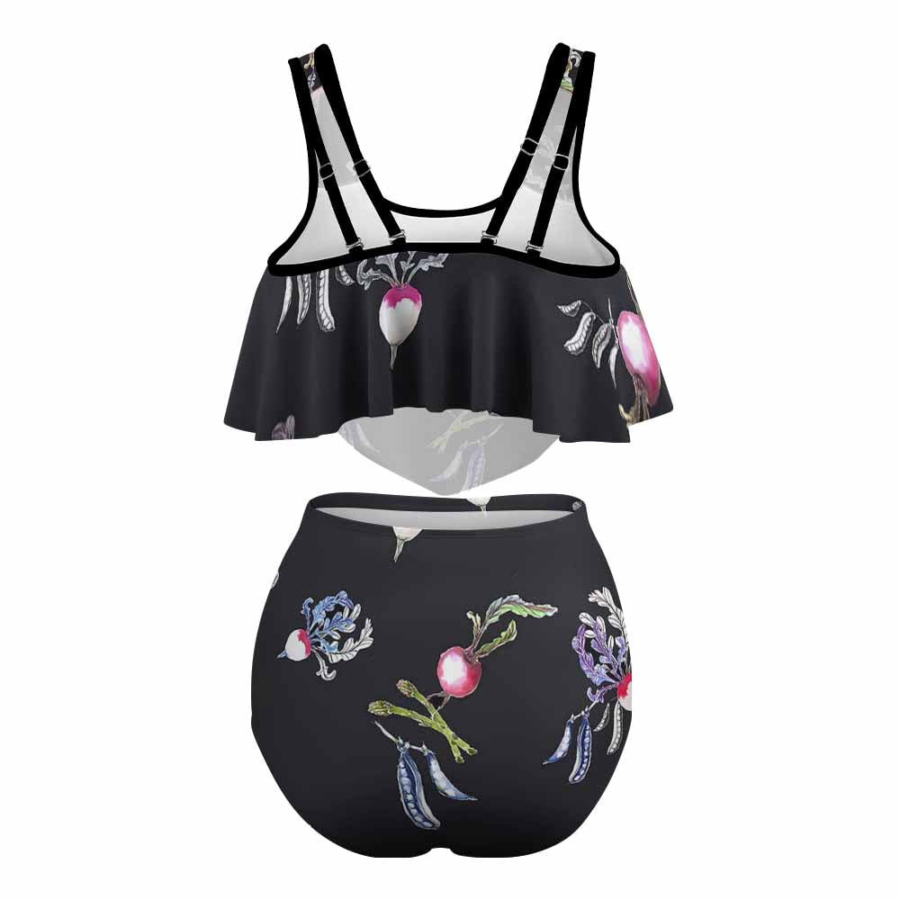 Blouson High-Waisted Tankini Set, product view 5