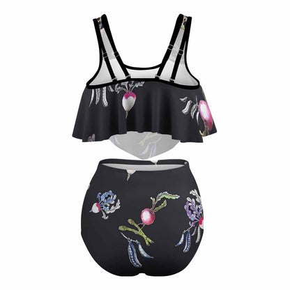 Blouson High-Waisted Tankini Set, product view 5