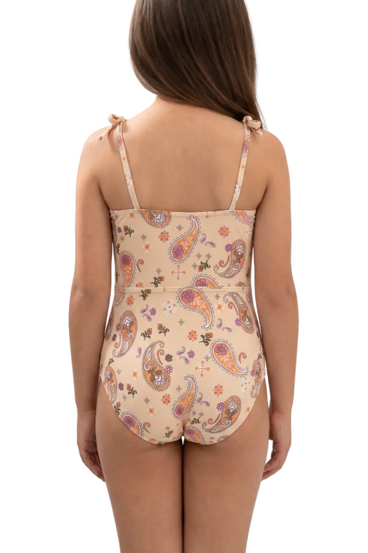 Tie-Strap Ruffle One-Piece Swimsuit | SKG002
