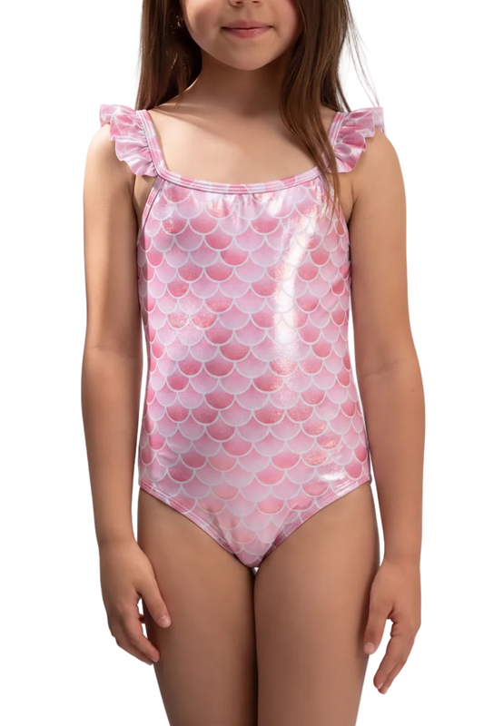 Ruffle-Strap One-Piece Swimsuit | SKG004