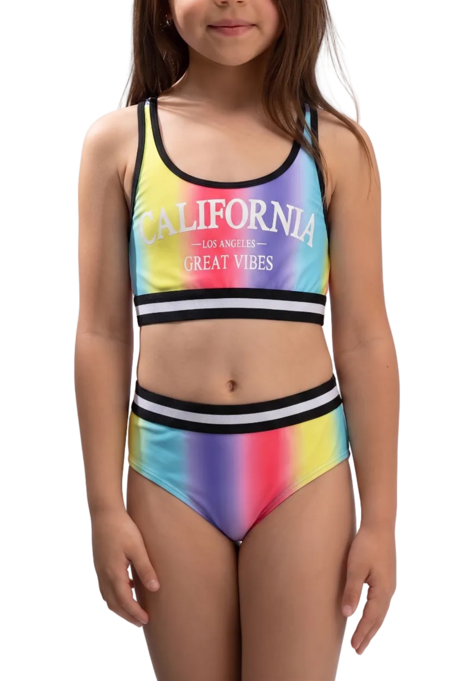 Sporty Cross-Back Two-Piece Bikini Set | SKG015