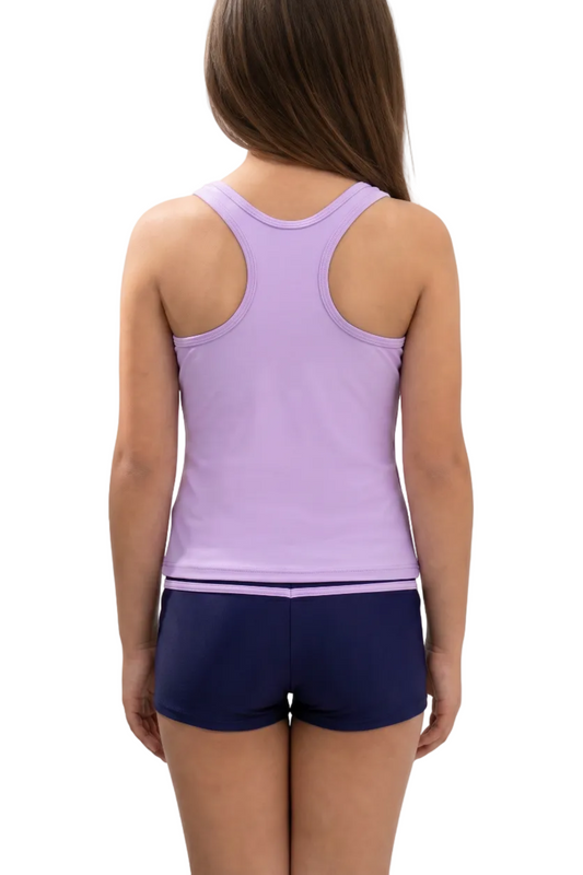 Color Block Racerback Tankini Swim Set | SKG017