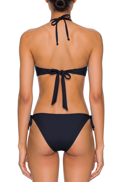 Keyhole Halter Bandeau Bikini Top | SWBKT005